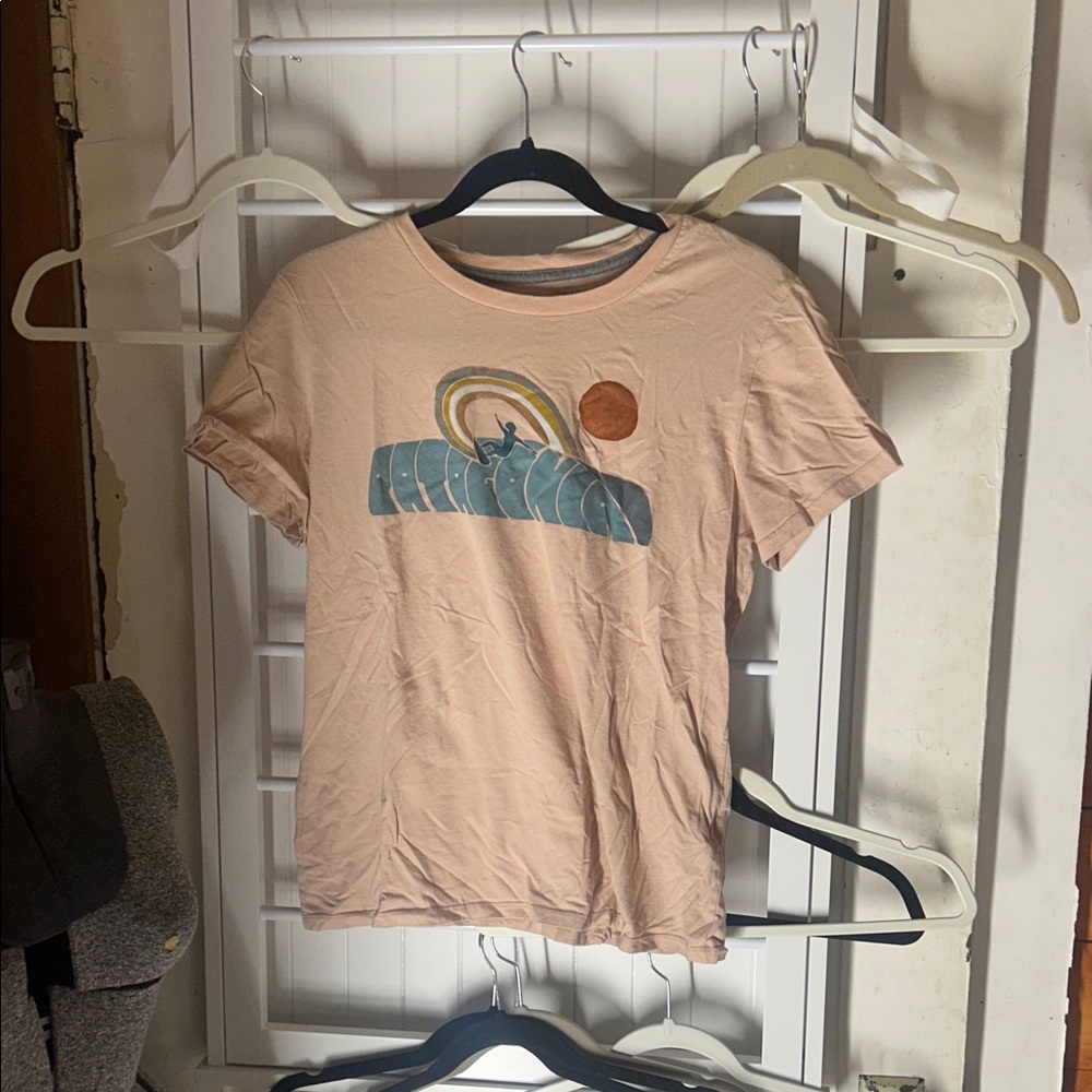 Patagonia Organic Cotton Tee in Soft Pink